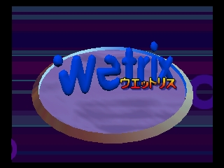 Wetrix (Japan) Title Screen